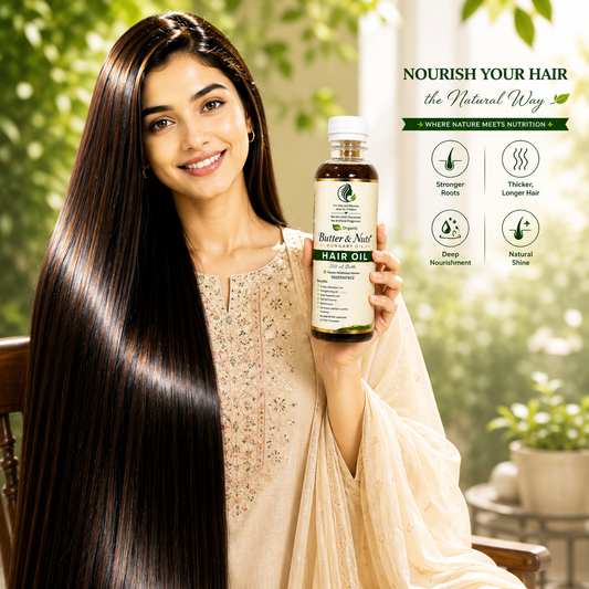 Butter & Nuts Hungary Hair Oil 250ml – Natural Hair Care for Stronger, Healthier Hair